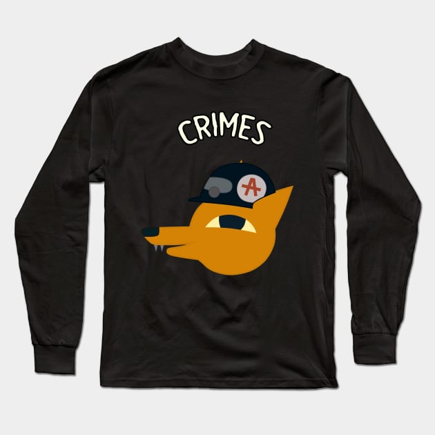 Night in the woods Gregg Crimes Long Sleeve T-Shirt by MigiDesu